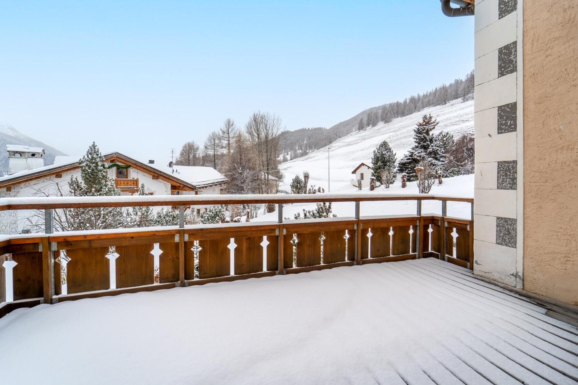 Chalet St Moritz Madulain Bagian luar foto