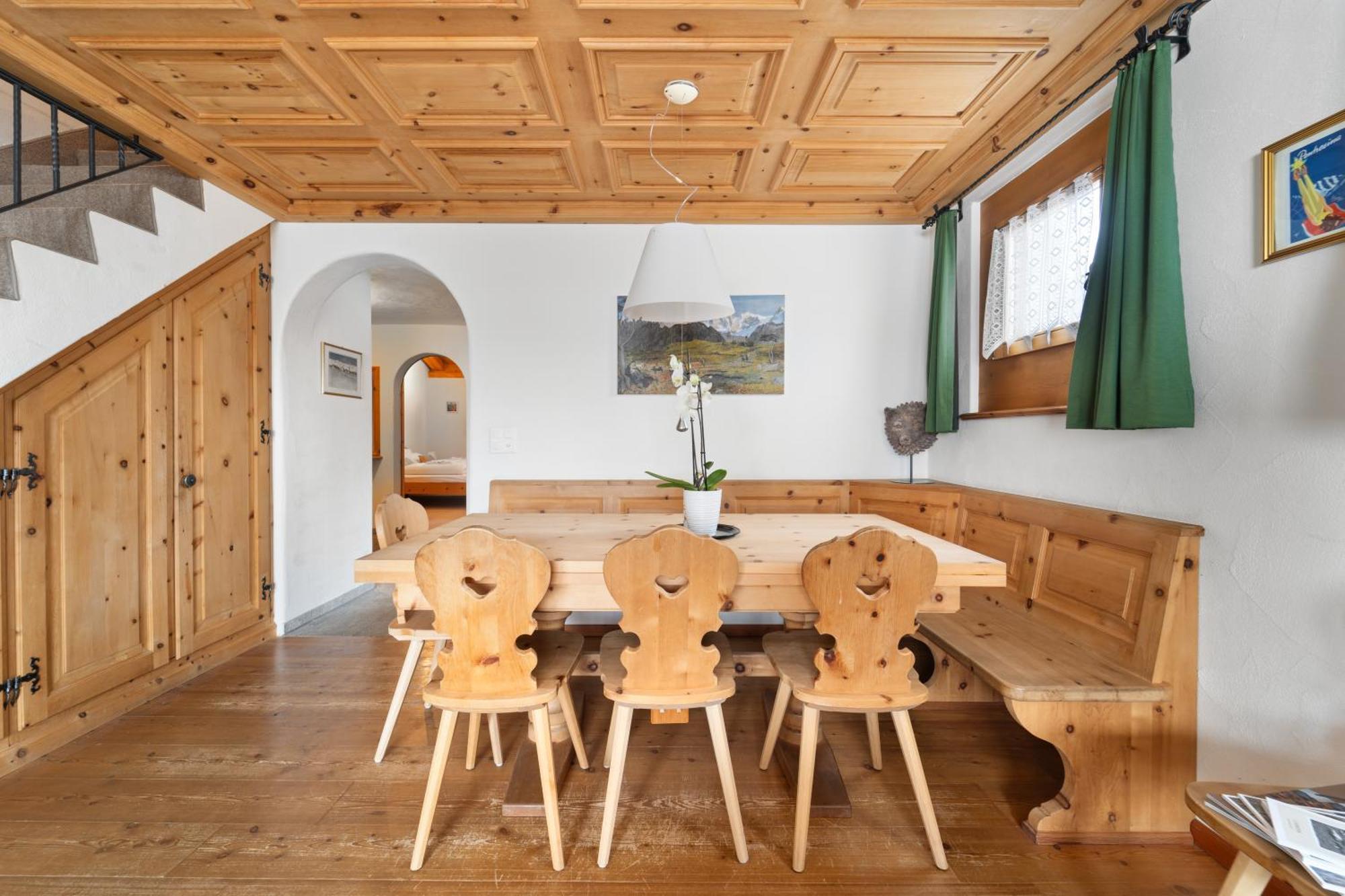 Chalet St Moritz Madulain Bagian luar foto